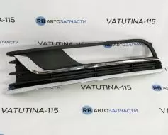Решітка бампера L + 2 хром. молдинга - 3AA854661A9B9