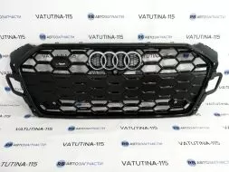 Решетка радиатора S-Line черная (под парктроники) (под камеру)